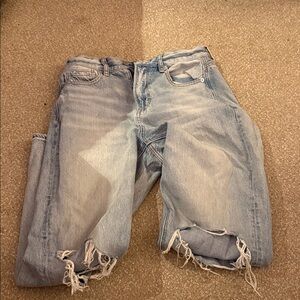 American Eagle Outfitters Light Blue Distressed Jeans